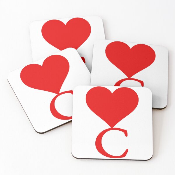 Item preview, Heart with letter initial C designed and sold by ronaldsonou.