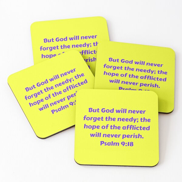 Artikelvorschau, Bible Verse Psalm 9:18 entworfen und verkauft von Prayingwarrior.