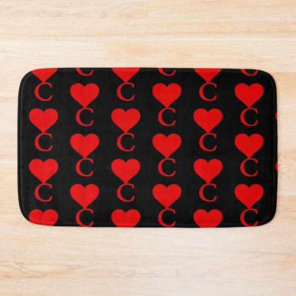 Item preview, Heart with letter initial C || Black backgroung designed and sold by ronaldsonou.