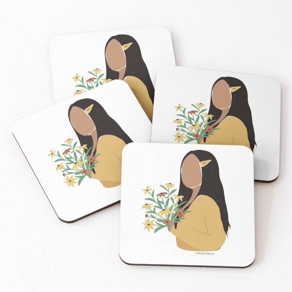 Item preview, Woman with flowers. designed and sold by merakipinoy.