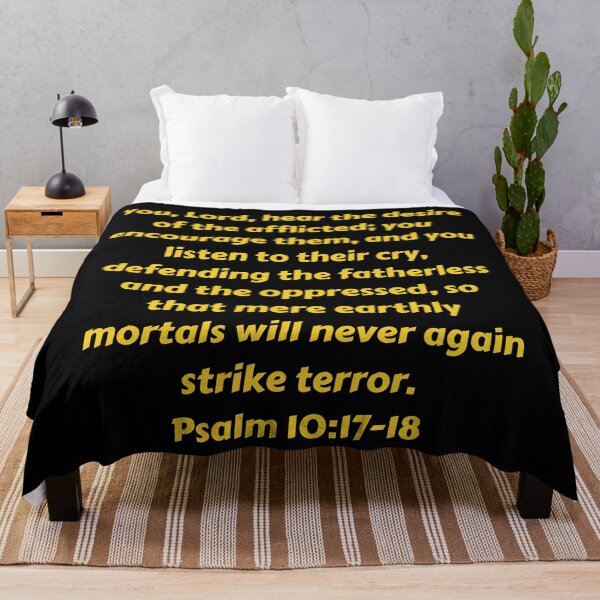 Aperçu de l'œuvre Bible Verse Psalm 10:17-18 créée et vendue par Prayingwarrior.