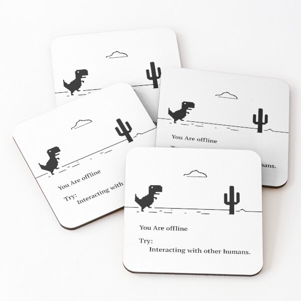 Item preview, Offline Google Dinosaur, try interacting with other humans designed and sold by sirineab.