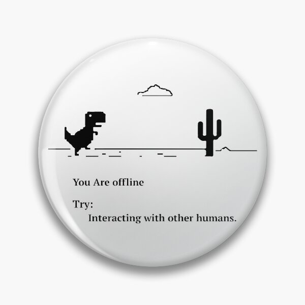 Item preview, Offline Google Dinosaur, try interacting with other humans designed and sold by sirineab.