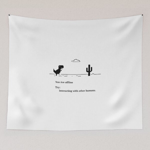 Item preview, Offline Google Dinosaur, try interacting with other humans designed and sold by sirineab.