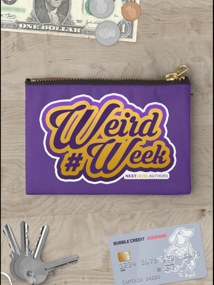 Aperçu 3 sur 4. Pochette avec l'œuvre #WeirdWeek créée et vendue par devilsrockpub.