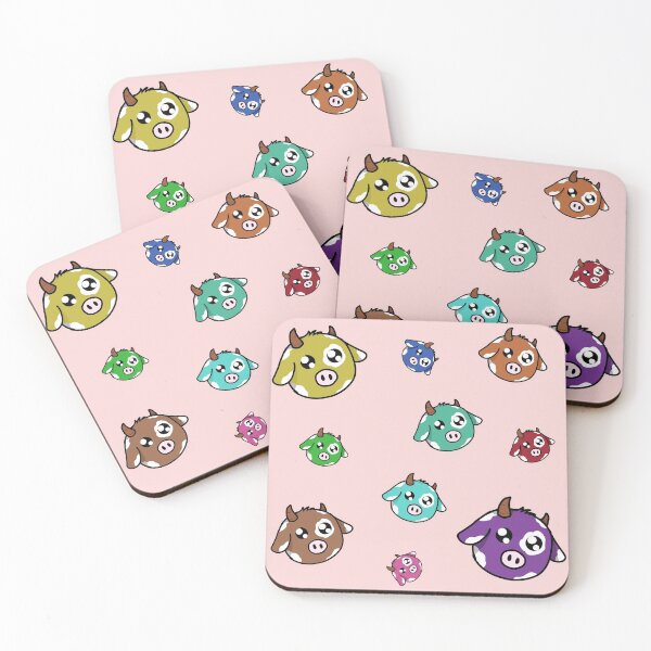 Item preview, cute rainbow cows designed and sold by EveryCuteThings.