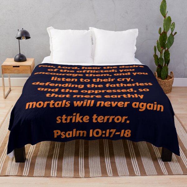 Aperçu de l'œuvre Bible Verse Psalm 10:17-18 créée et vendue par Prayingwarrior.