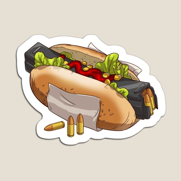 Item preview, 9mm Hot-Dog designed and sold by Under-Radar-Art.