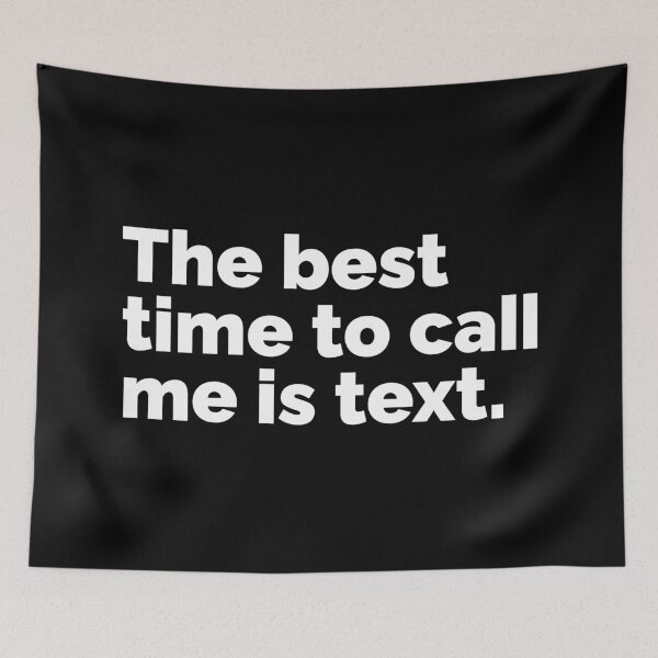 Item preview, The best time to call me is text designed and sold by 23mangoes.