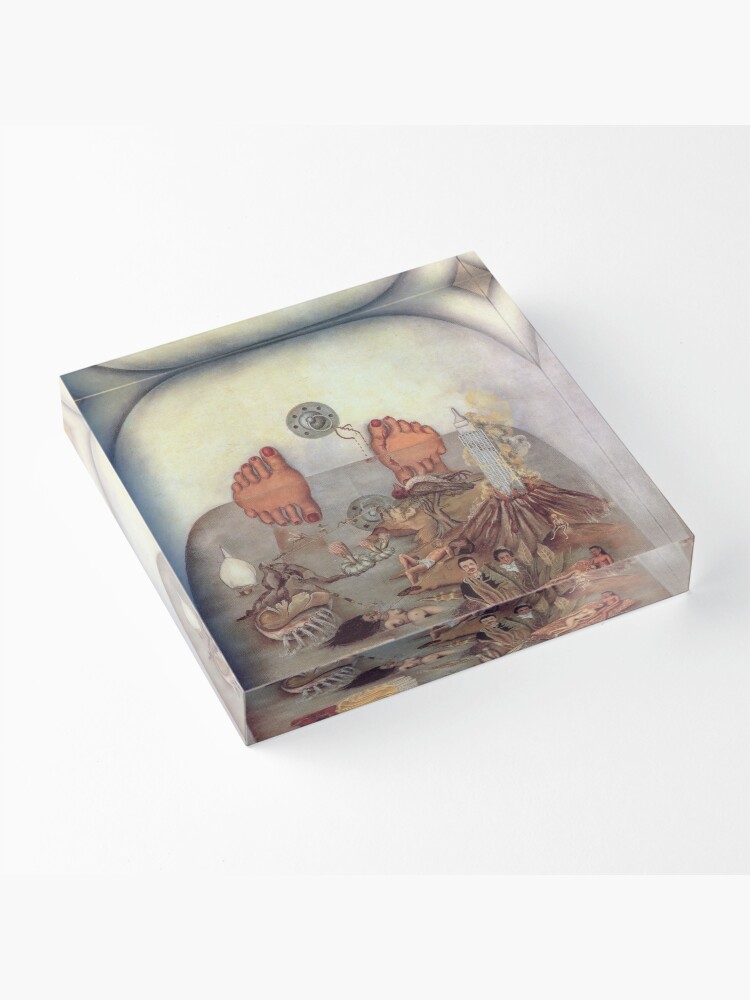Alternate view of What the Water Gave Me by Frida Kahlo Acrylic Block