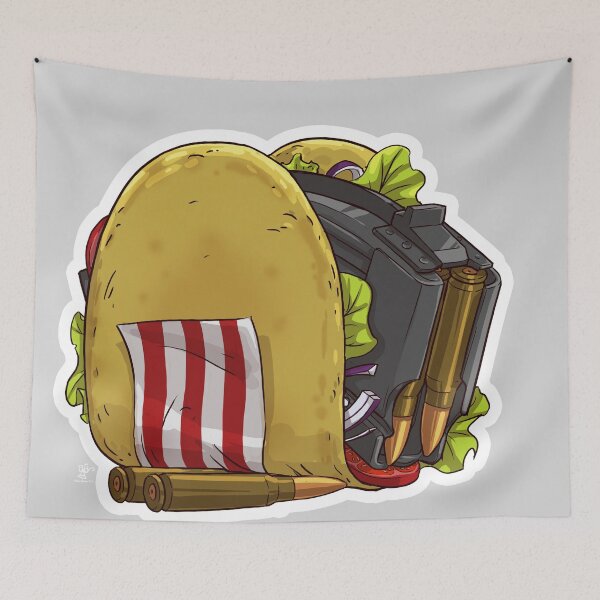 Item preview, AK Taco designed and sold by Under-Radar-Art.