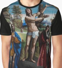 Saints Sebastian, Roch and Demetrius Graphic T-Shirt