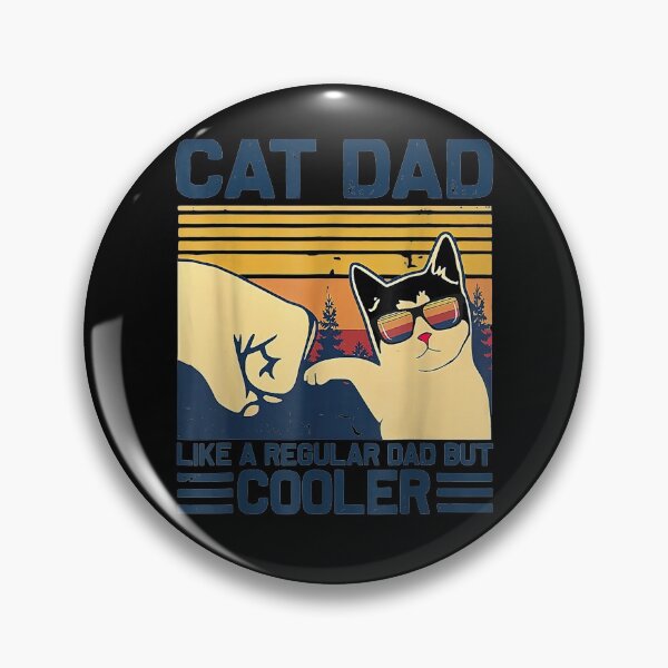 Item preview, Cat Dad Like A Regular Dad But Cooler Vintage Gift  designed and sold by mchargue12.