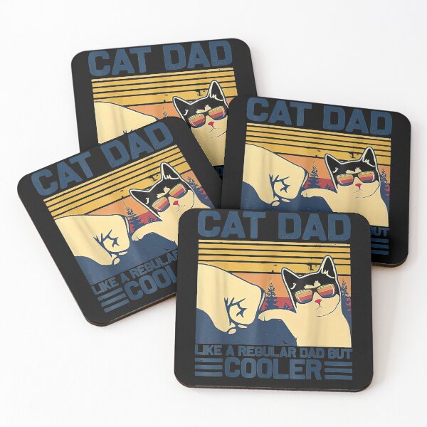 Item preview, Cat Dad Like A Regular Dad But Cooler Vintage Gift  designed and sold by mchargue12.