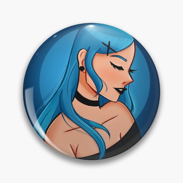 Item preview, Blue haired girl designed and sold by Rozaline-art.