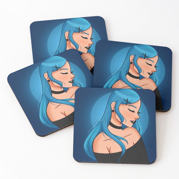 Item preview, Blue haired girl designed and sold by Rozaline-art.