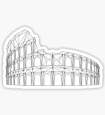 Geometric Colosseum Sticker