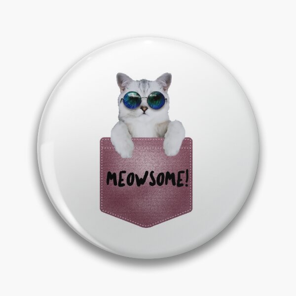 Item preview, Cat wearning sunglasses | Meowsome! designed and sold by TnT-Merch.