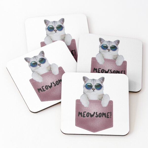 Item preview, Cat wearning sunglasses | Meowsome! designed and sold by TnT-Merch.