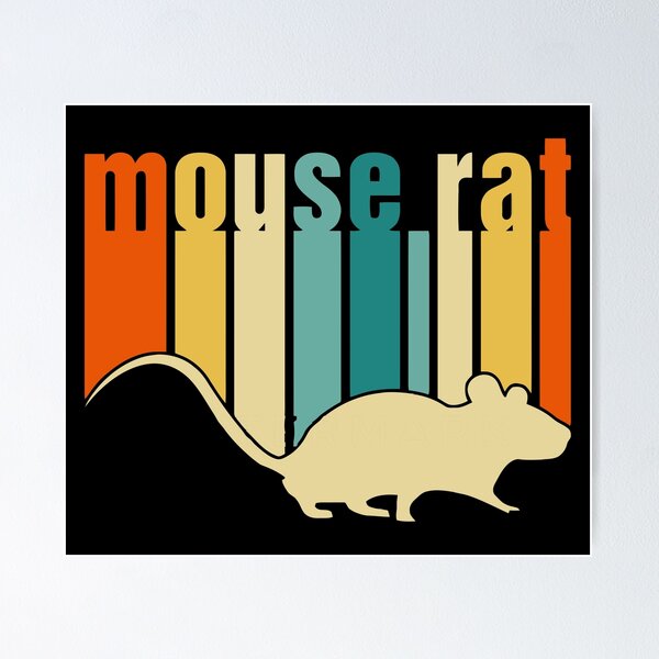 Life is soup, I am fork. White Mouse Rat Meme - Art Print Poster –  crizltron2000