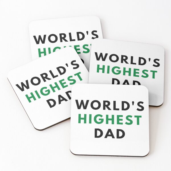 Item preview, WORLD'S HIGHEST DAD. Father's Day Gift designed and sold by AlfaEcho.