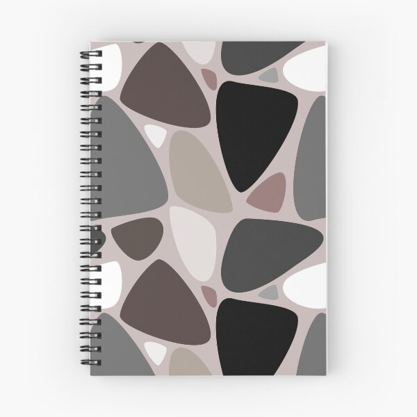 Item preview, Geometric Blobs Stained Glass Look in Gray Tones designed and sold by anzelas.