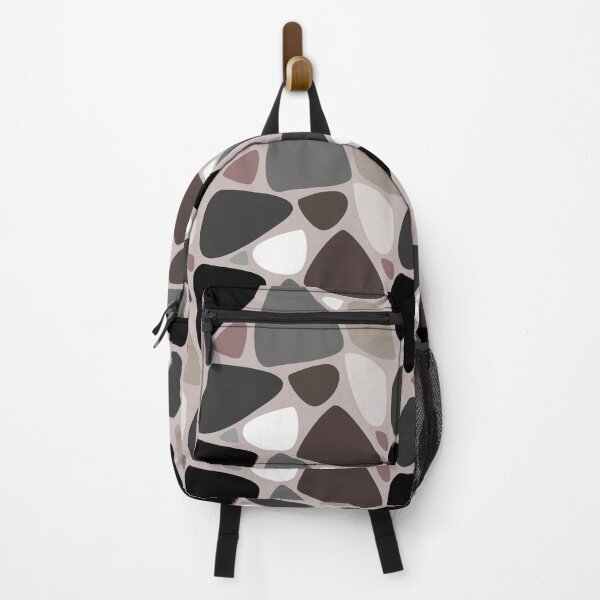 Item preview, Geometric Blobs Stained Glass Look in Gray Tones designed and sold by anzelas.