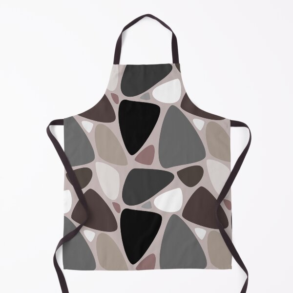 Item preview, Geometric Blobs Stained Glass Look in Gray Tones designed and sold by anzelas.