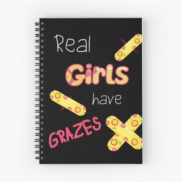 Item preview, Real Girls have scrapes og grazes - Play - Flowers designed and sold by Shirt-Designs.