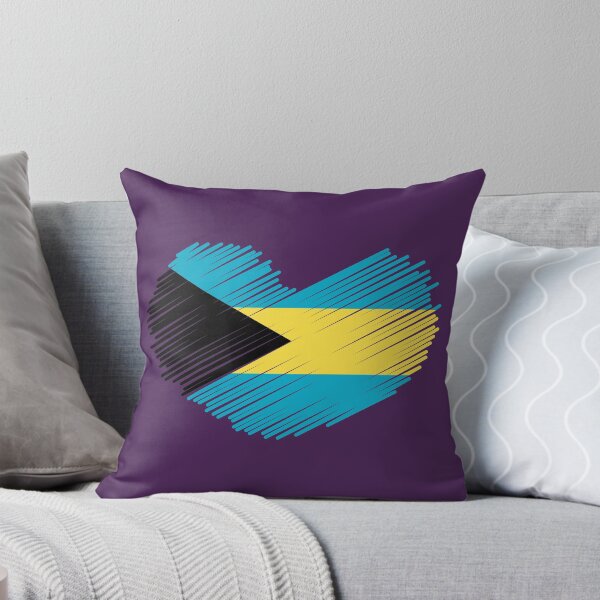Artikelvorschau, Herz der Bahamas-Flagge entworfen und verkauft von limitlezz.