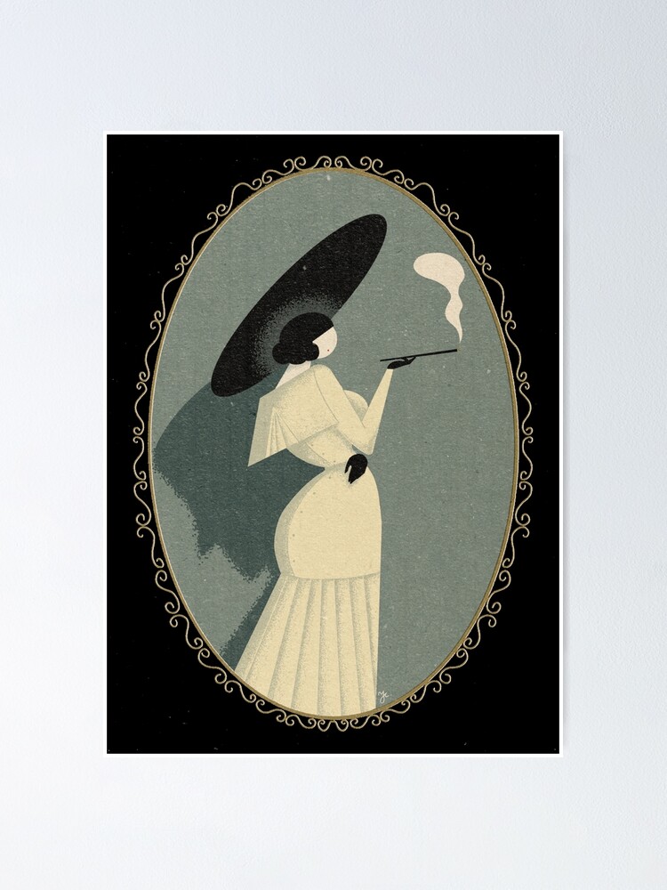 Lady Dimitrescu Vintage Poster For Sale By Memeyourlife Redbubble
