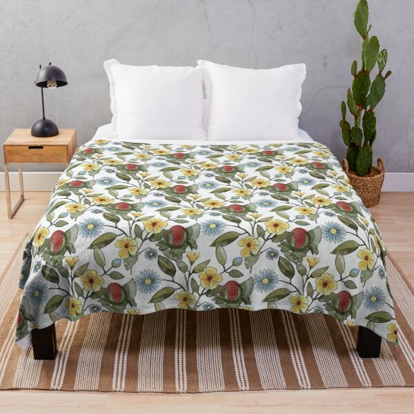 Item preview, Wild Strawberry Floral Pattern designed and sold by Katherine Mills .
