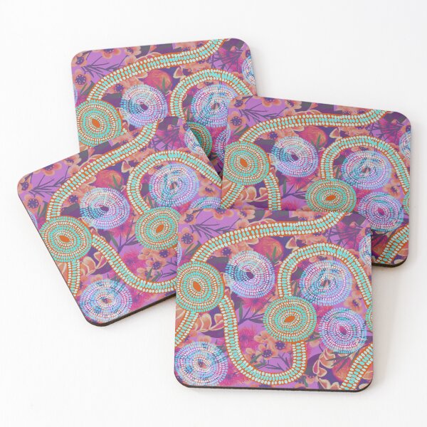 Item preview, native flower aboriginal design designed and sold by Bobbilockyer.