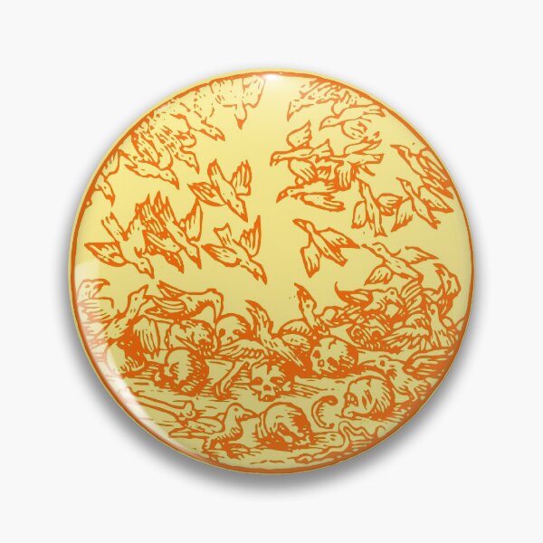 Item preview, Death Becomes Orange (on yellow) designed and sold by TheWhiteBear.