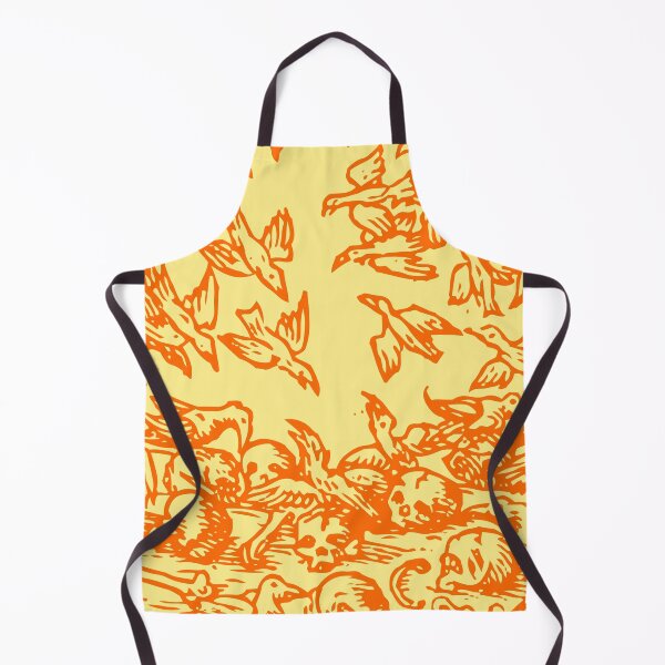 Item preview, Death Becomes Orange (on yellow) designed and sold by TheWhiteBear.