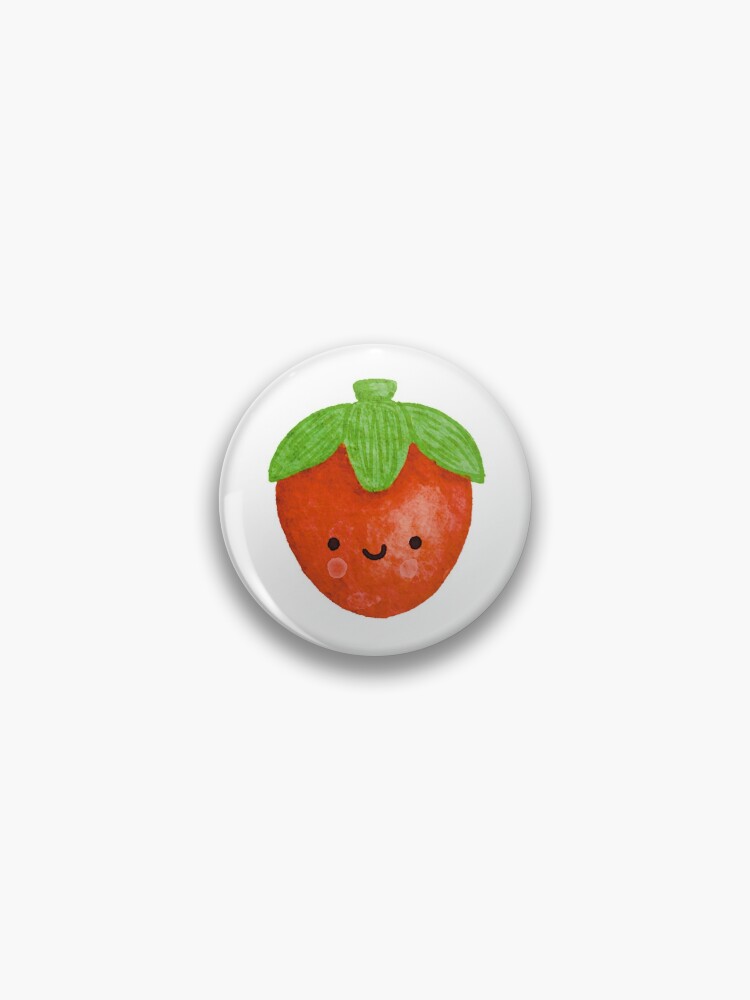 2d draw of a a sweet strawberry with loving cute expressions illustration  outline on Craiyon