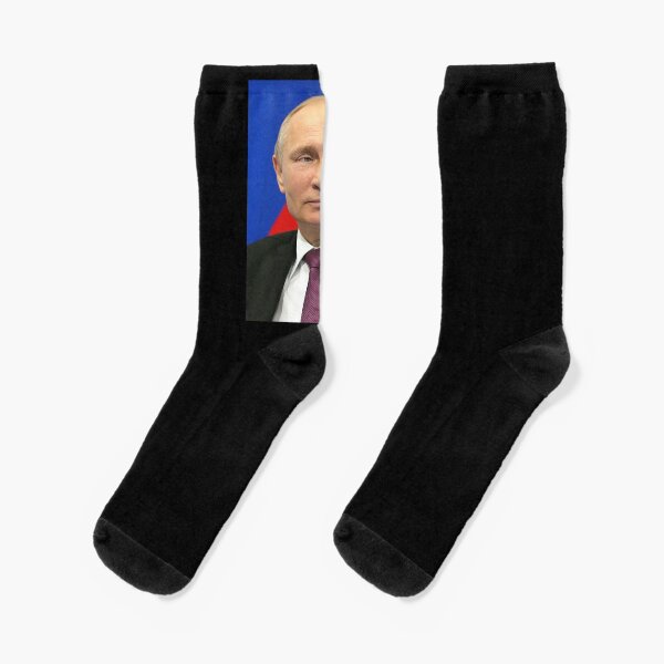 PUTIN. Vladimir Vladimirovich Putin. Russian Leader. Socks
