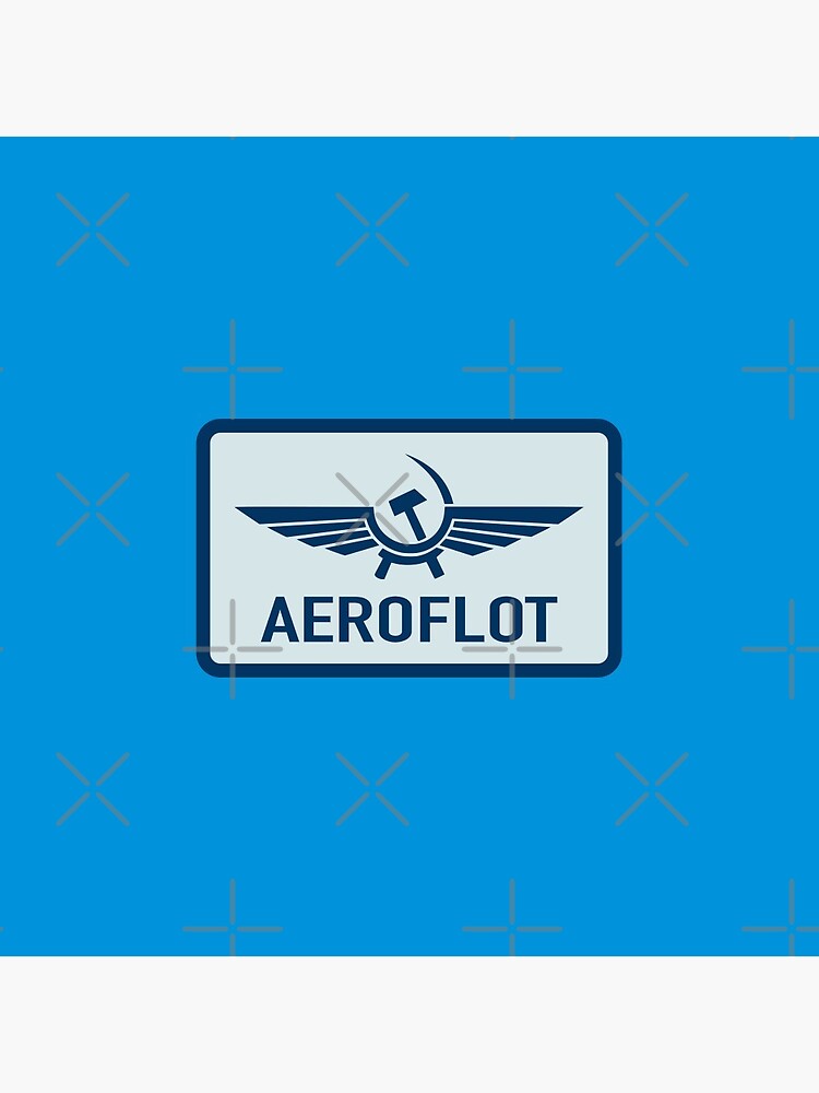 エアロフロート　タオルケット　クッション　AEROFLOT Aeroflot Patch