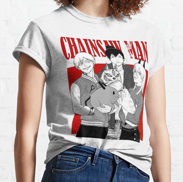 Chainsaw Links - Chainsaw Man - Denji Aki Power Classic T-Shirt