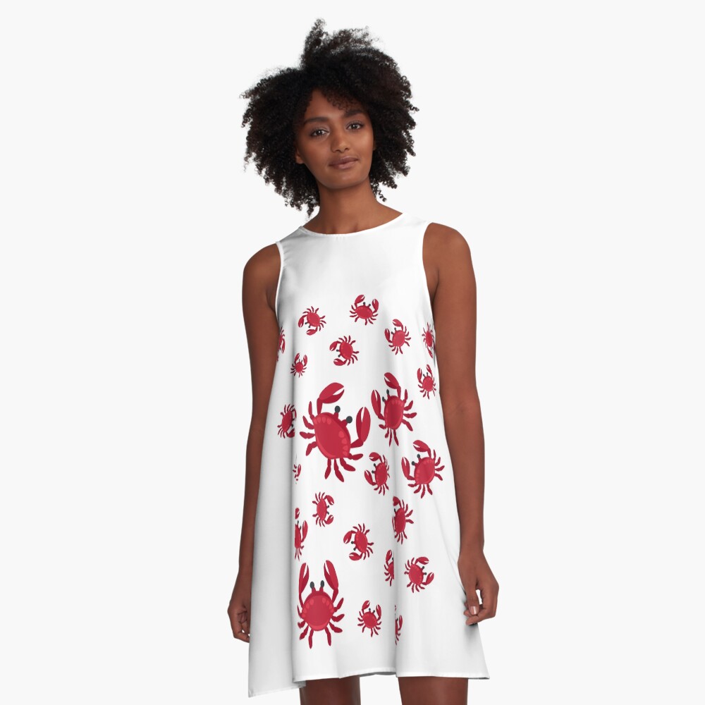 Vista previa del artículo con la obra «Vestido acampanado», diseñado y vendido por Happier-Knight.