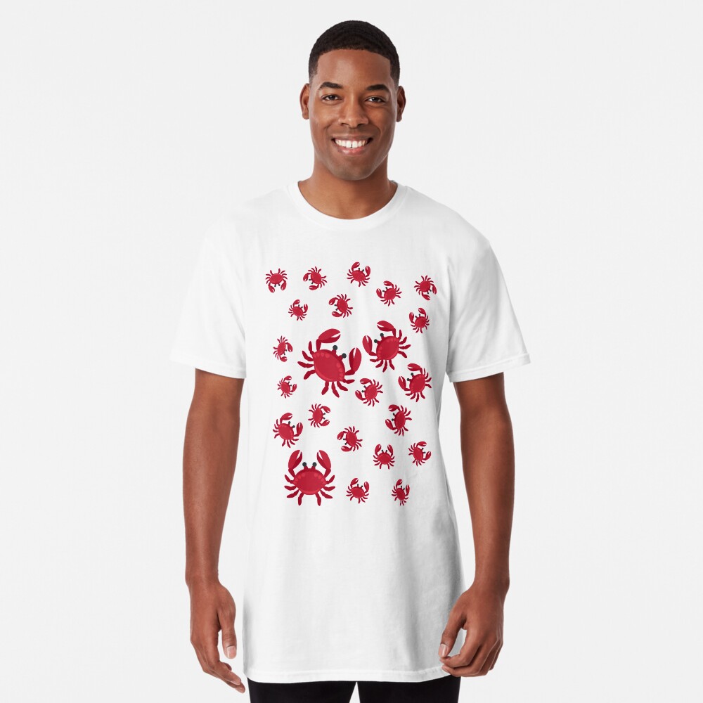 Vista previa del artículo con la obra «Camiseta larga», diseñado y vendido por Happier-Knight.