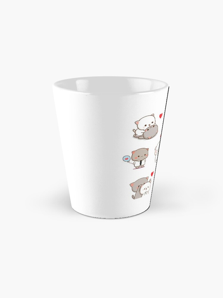 Alternate view of mochi peach cat sticker pack Coffee Mug