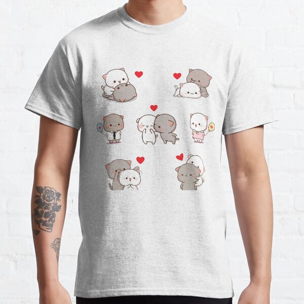 mochi peach cat sticker pack Classic T-Shirt