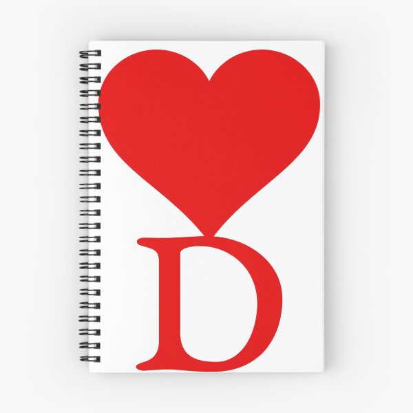 Item preview, Heart with letter initial D designed and sold by ronaldsonou.