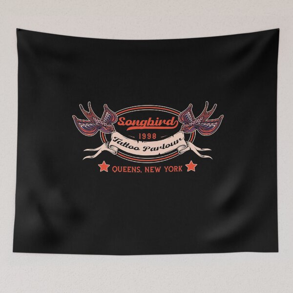 Item preview, Tattoo Parlour Logo Design. Songbird Tattoo, Queens, New York designed and sold by Proverbial Wisdom Design.