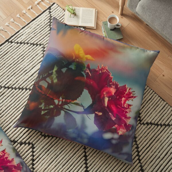 The Mystic Flower Floor Pillow