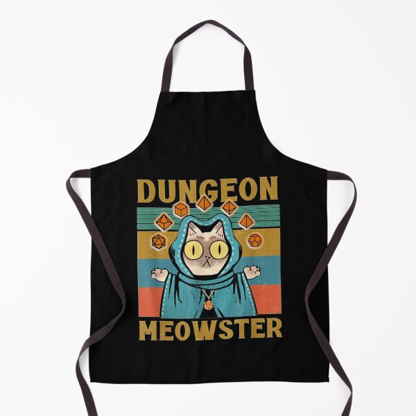 Item preview, Dungeon Meowster Funny NerdyGamer CatD20 Dice RPG designed and sold by MustBeMuse.