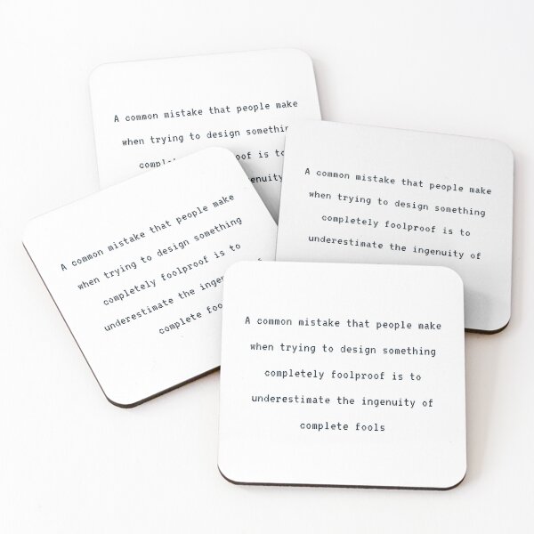 Item preview, People Underestimate The Ingenuity Of Complete Fools designed and sold by N44Prints.