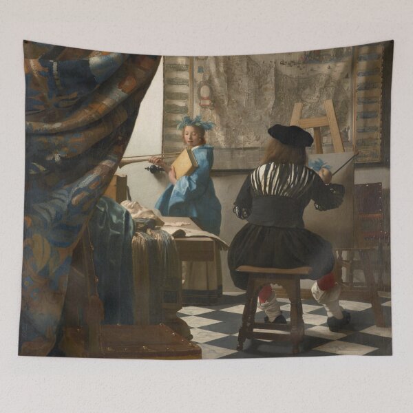 Item preview, The Art of Painting (1668) - Johannes Vermeer designed and sold by SALON DES ARTS.