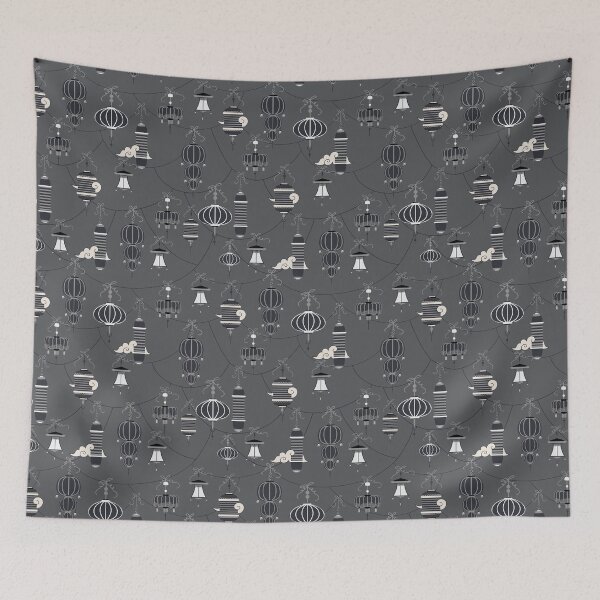 Item preview, Chinese Lanterns Pattern designed and sold by space-kitten.